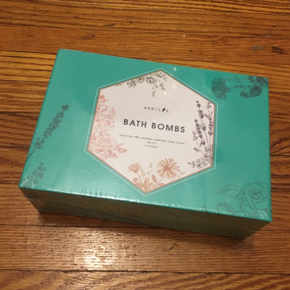 Bath bomb organic gift set
